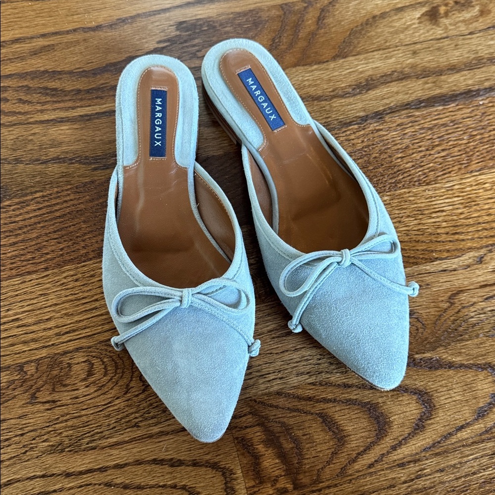 Margaux Ballerina Suede Mules 38.5